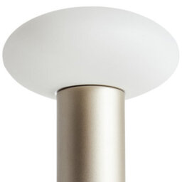 Wyld And Coco Novalux Gold Wireless Led Mushroom Table Lamp, Dimmable Touch-Control, Battery-Powered, 15Cm X 25Cm - thumbnail 5