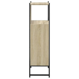Berkfield Bathroom Cabinet Sonoma Oak 33X33X120.5 Cm Engineered Wood - thumbnail 7