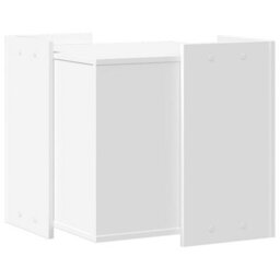 Walplus White Cat Litter Box Enclosure 53X53X51 Cm Engineered Wood - thumbnail 6