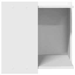 Walplus White Cat Litter Box Enclosure 53X53X51 Cm Engineered Wood - thumbnail 5