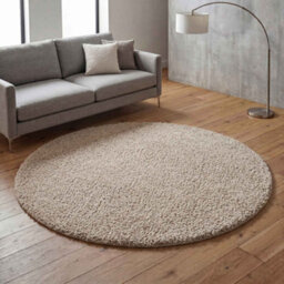 Ainsley Plain Living Room Shaggy Area Rug Modern Soft Pile Polyester Rug Light Beige 160 X 230 Cm (Rectangular) - thumbnail 7