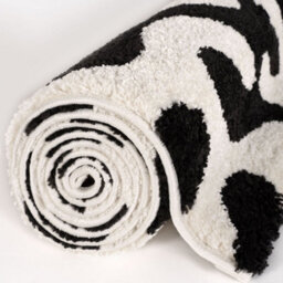 The Rugs Joli Black And White Abstract Doodle Rug Soft Dense Pile Easy To Clean And Pet Friendly For Living Rooms And Bedrooms - thumbnail 7
