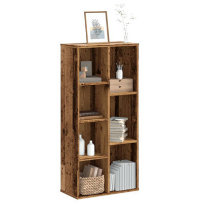 Berkfield Bookcase Old Wood 50X25X105 Cm Engineered Wood - image 1