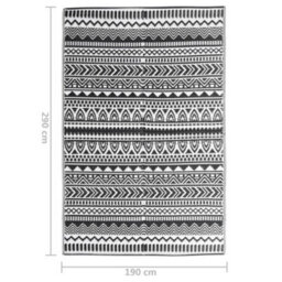 Walplus Outdoot Rugs For Garden Patios  Black 190X290 Cm Pp - thumbnail 7