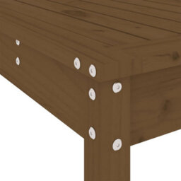 Berkfield 5 Piece Garden Bar Set Honey Brown Solid Wood Pine - thumbnail 7