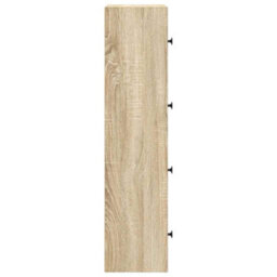 Berkfield Durable Bookcase Sonoma Oak 40X24X102 Cm Engineered Wood - thumbnail 6