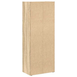 Berkfield Durable Bookcase Sonoma Oak 40X24X102 Cm Engineered Wood - thumbnail 7