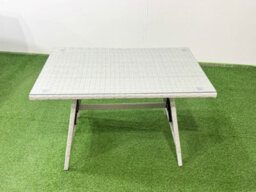 Fimous 8 Seater Garden Outdoor Rattan Furniture Set Rattan Corner Sofa Oblong Dining Table Set With 2 Big Footstools Light Grey - thumbnail 5