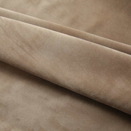 Berkfield Blackout Curtains 2 Pcs With Hooks Velvet Beige 140X225 Cm - thumbnail 3