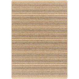 Livabliss Mirage-Cottage Tan Black Fringe In- & Outdoor Jute-Look Rug 200 X 275 Cm Easy Care, Non Shedding - thumbnail 1