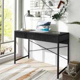 Computer Desk Wooden Pc Laptop Table Writing Workstation - thumbnail 2