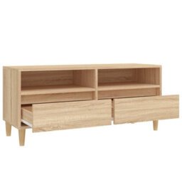 Berkfield Classic Tv Cabinet Sonoma Oak 100X34.5X44.5 Cm Engineered Wood - thumbnail 8