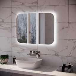Nes Home Motion Sensor Bathroom Led Mirror Shaver Socket Demister 600 X 800mm - thumbnail 4