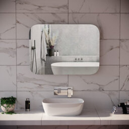 Nes Home Motion Sensor Bathroom Led Mirror Shaver Socket Demister 600 X 800mm - thumbnail 3
