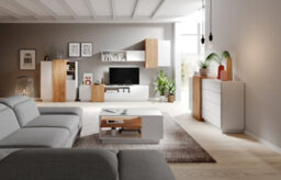 Arte Stockholm Contemporary Coffee Table 2 Shelves White & Old Gold Craft (H)460mm (W)1000mm (D)600mm - thumbnail 3