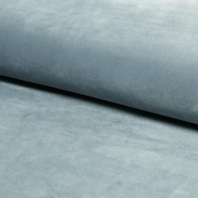 137Cm Riga Ottoman Storage Box With Wooden Legs, Silver Velvet Upholstered Chesterfield Storage Ottoman Box - image 1