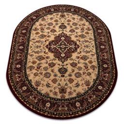 RugsX Wool Carpet Omega Oval Orion Rosette Light Ruby 2 200X300 Cm - thumbnail 4