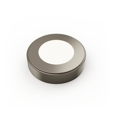Unknown Fittingsco, Nebbia, Surface Diffused Led Light, Natural White, Brushed Nickel, Under Cabinet Light, Sola, Single Light No Driver