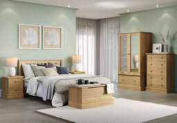 Core Products 3+3 Drawer Wide Chest, Antique Waxed, Cotswold Collection - thumbnail 5