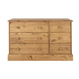 Core Products 3+3 Drawer Wide Chest, Antique Waxed, Cotswold Collection - thumbnail 2