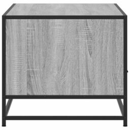 Walplus Coffee Table Grey Sonoma 100X50X45 Cm Engineered Wood And Metal - thumbnail 6