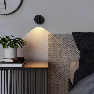 CGC Lighting Cgc Scarlet Black Adjustable Head Led Rechargeable Magnetic Usb Reading Bedside Wall Light - image 1