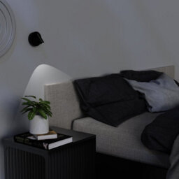 CGC Lighting Cgc Scarlet Black Adjustable Head Led Rechargeable Magnetic Usb Reading Bedside Wall Light - thumbnail 2