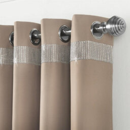Luxury Living Palace Ring Top Curtains Beige - thumbnail 2