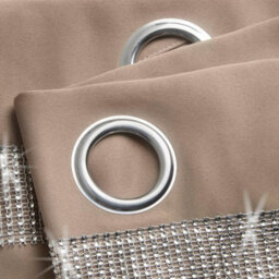 Luxury Living Palace Ring Top Curtains Beige - thumbnail 3
