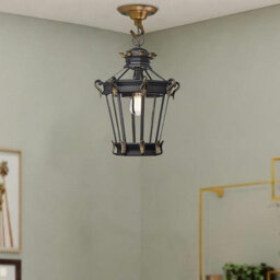Vintage Yellow Brass Ceiling Rose With Hook Round Metal Light Fitting 75mm Canopy Plate For Pendant Lights And Hanging Lamps - thumbnail 4