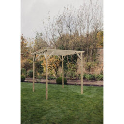 Churnet Valley Garden Furniture Ltd Contemporary Pergola - Timber - L240 X W240 X H230 Cm - Partially Assembled - thumbnail 1