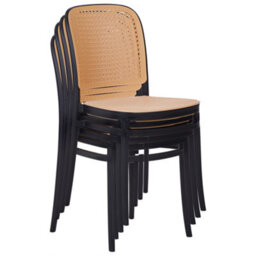Beliani Set Of 4 Garden Chairs Plose Beige - thumbnail 8