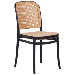 Beliani Set Of 4 Garden Chairs Plose Beige - thumbnail 4