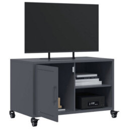 Berkfield Tv Cabinet Anthracite 68X39X43.5 Cm Steel - thumbnail 5