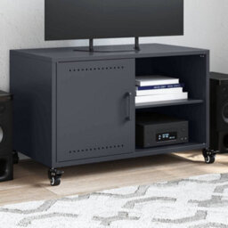 Berkfield Tv Cabinet Anthracite 68X39X43.5 Cm Steel - thumbnail 1