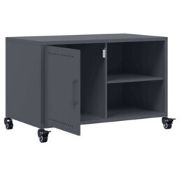 Berkfield Tv Cabinet Anthracite 68X39X43.5 Cm Steel - thumbnail 9