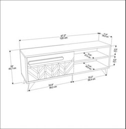 Decorotika Venice Tv Stand Tv Unit For Tvs Up To 54 Inch - thumbnail 5