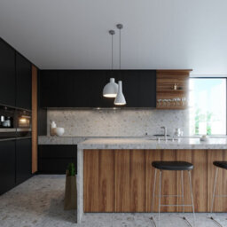 Sollux Lighting Empoli Concrete Grey 1 Light Classic Pendant Ceiling Light - thumbnail 6