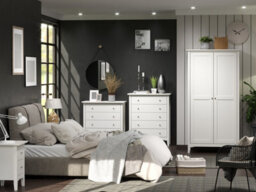 Core Products Como 2 Drawer Petite White Bedside Cabinet, H49.0Cm X W38.0Cm X D38.0Cm - thumbnail 6