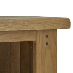 Broadway Oak 90Cm Corner Tv Unit - Fully Assembled By Roseland Furniture - thumbnail 4