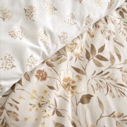 Catherine Lansfield Bedding Isadora Floral Reversible Duvet Cover Set With Pillowcases Natural - thumbnail 4