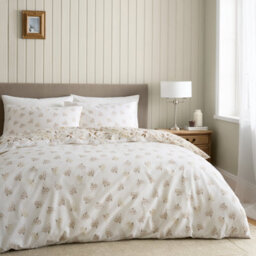 Catherine Lansfield Bedding Isadora Floral Reversible Duvet Cover Set With Pillowcases Natural - thumbnail 2
