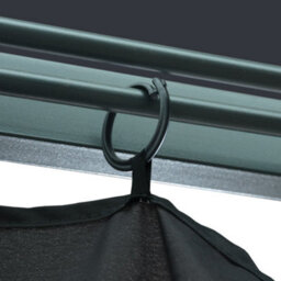 Berkfield Classic Gazebo With Curtain 300X300 Cm Anthracite Aluminium - thumbnail 7