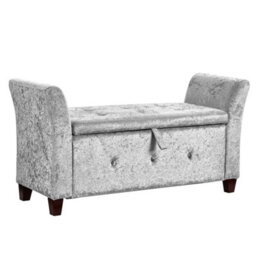 Storage Ottoman Seat Stool Bench Chest Toy Box - thumbnail 1