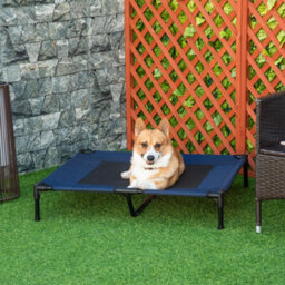 Pawhut Pet Raised Bed Dog Cat Hammock Puppy Large Cots Camping Portable Outdoor - thumbnail 1