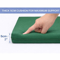 House Of Home Outdoor Bench Cushion Bottle Green 3 Seater 140Cm - thumbnail 4