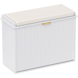 Homcom Shoe Storage Bench With Cushion And Flip-Drawer 62X26X47.5Cm White - thumbnail 2