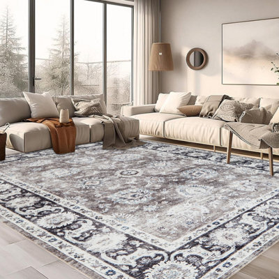 Ameha Non Slip Cashmere Rugs For Bedroom Living Room Large Harmony Area Rugs Indoor/outdoor Floor Carpets, 160X230 Cm - image 1