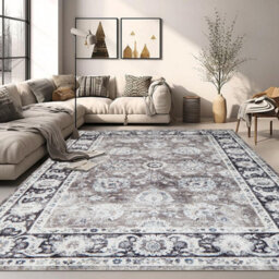 Ameha Non Slip Cashmere Rugs For Bedroom Living Room Large Harmony Area Rugs Indoor/outdoor Floor Carpets, 160X230 Cm - thumbnail 2