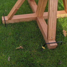Fordwich Black Xl Deluxe Bird Table - thumbnail 6